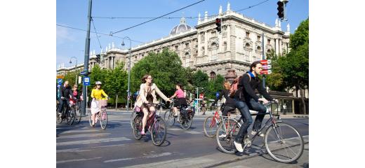 In bicicletta a Vienna